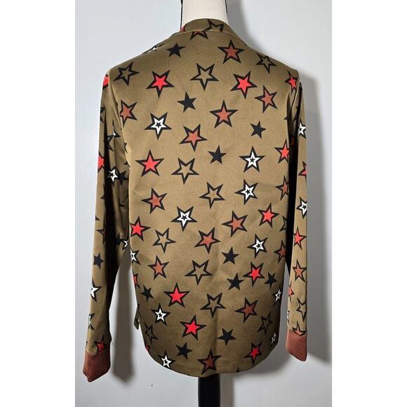 Scotch & Soda Madison Scotch Stargazer Military 1/2 Zip Pullover TOP Women MED - Picture 3 of 8